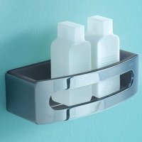 Аксессуары для ванной Корзинка для душа (хром | антрацит) 