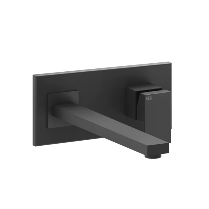 Смесители Встраиваемый однорычажный смеситель, излив 256 мм (внешние части), цвет черный 