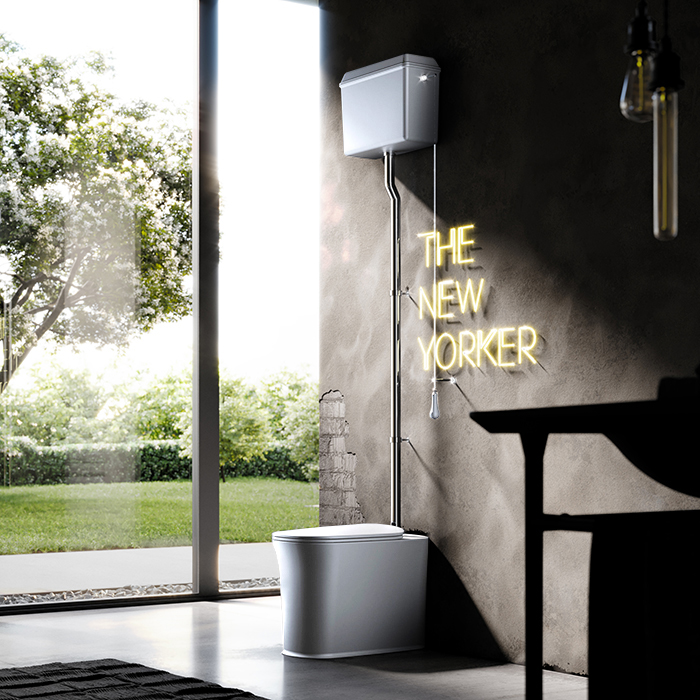 Унитаз напольный приставной 600х365 мм для высокого бачка (без крепежа 762901), цвет белый глянцевый