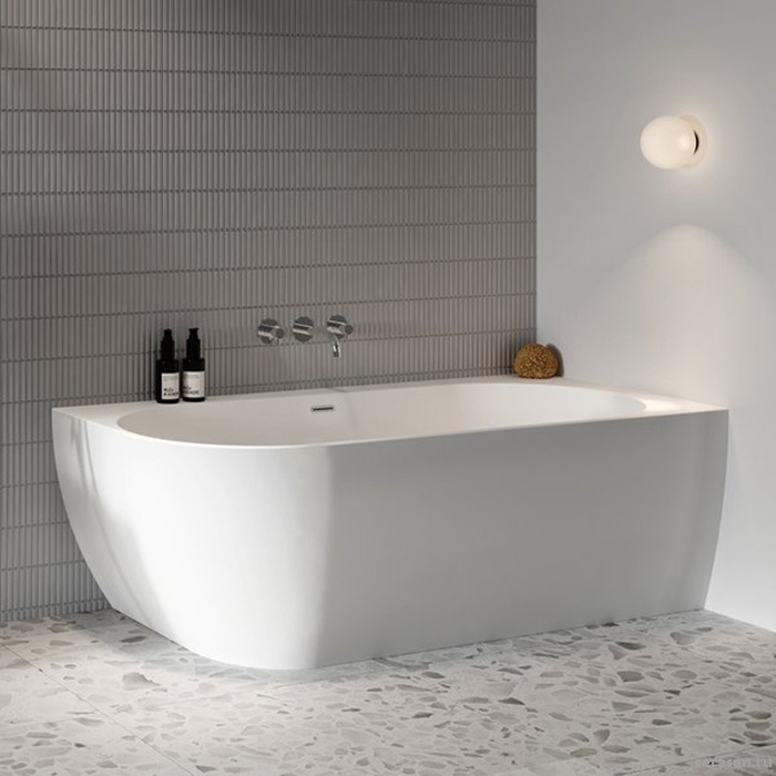 Ванны Ванна пристенная Corner P 1700x800 белая (слив-перелив - хром) 