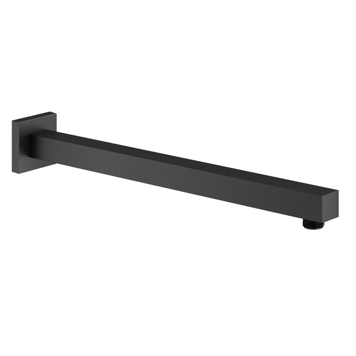 Комплектующие Настенное крепление верхнего душа 400 мм, черный матовый 