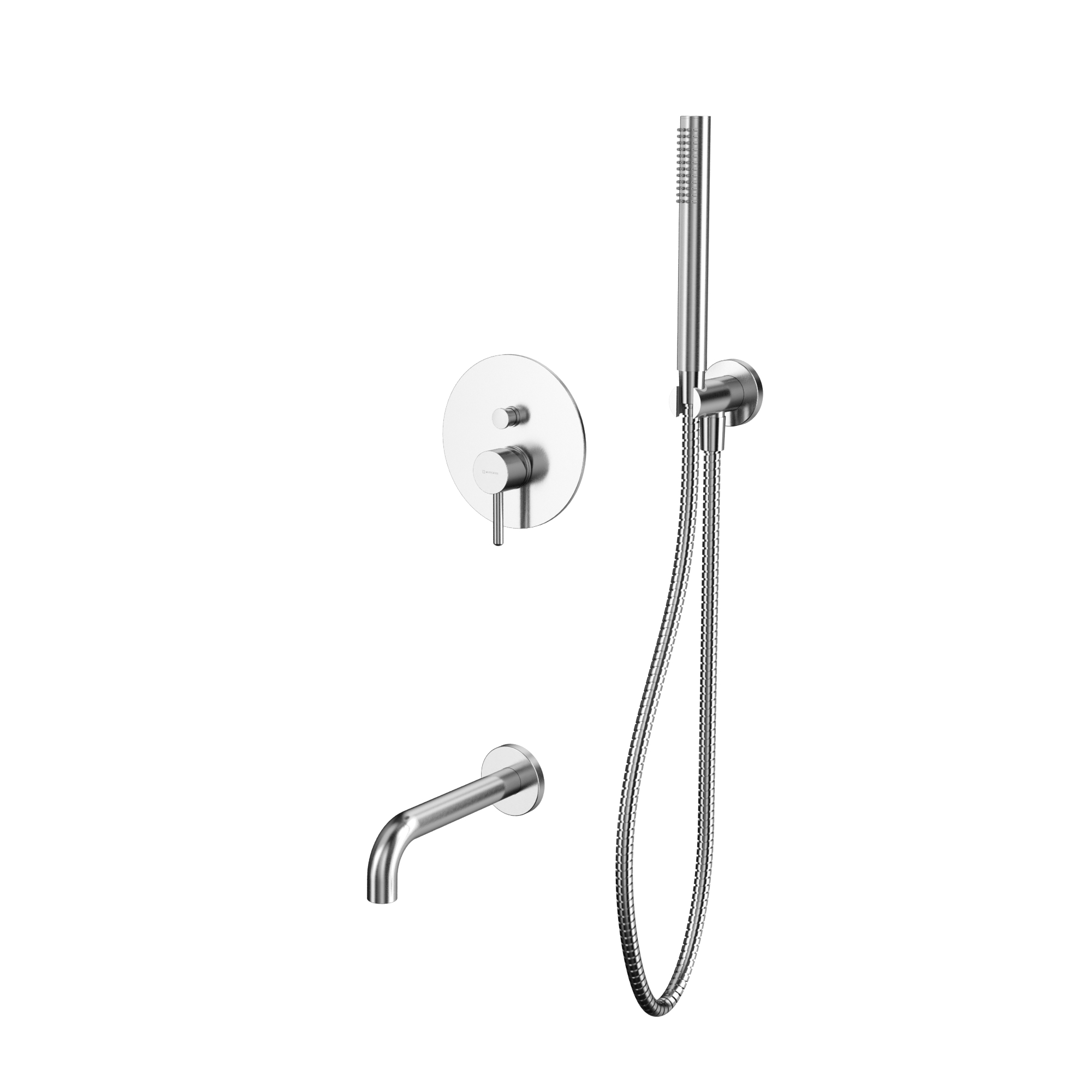 Душевая программа Система для ванны скрытого монтажа YSET06NIB (брашированный никель) 