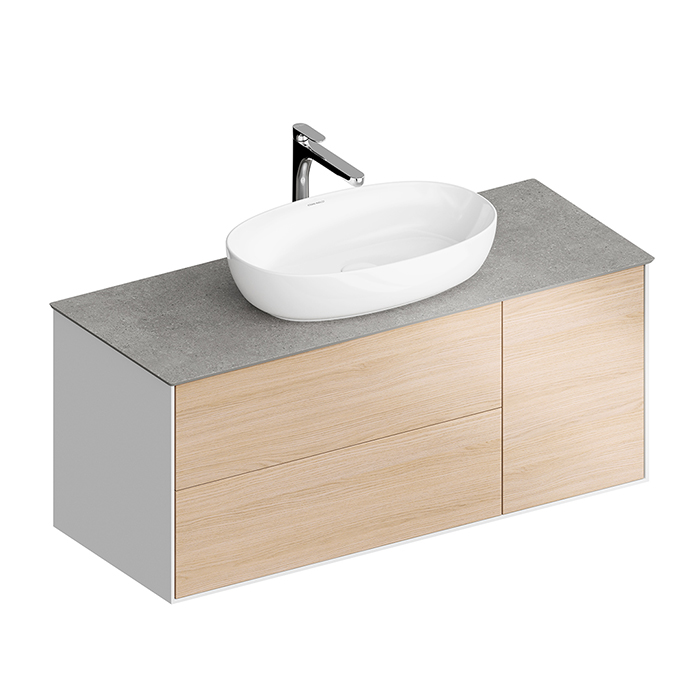 Мебель для ванной Тумба Modern подвесная 120 дуб виченце 3 ящика 