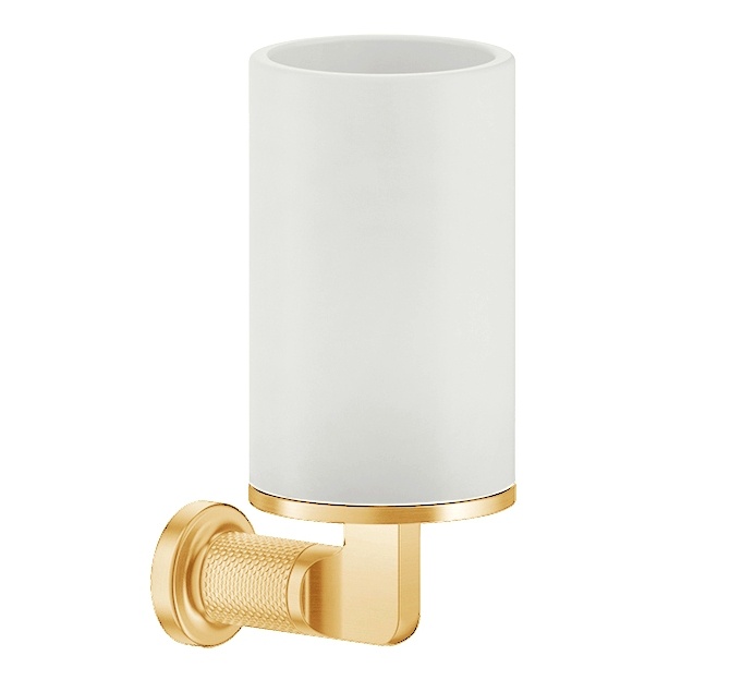 Стакан для зубных щеток, цвет золото