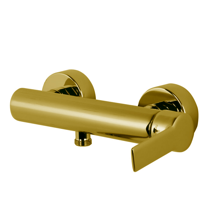 Смесители Смеситель для душа, настенный, без душевого комплекта, цвет золото 