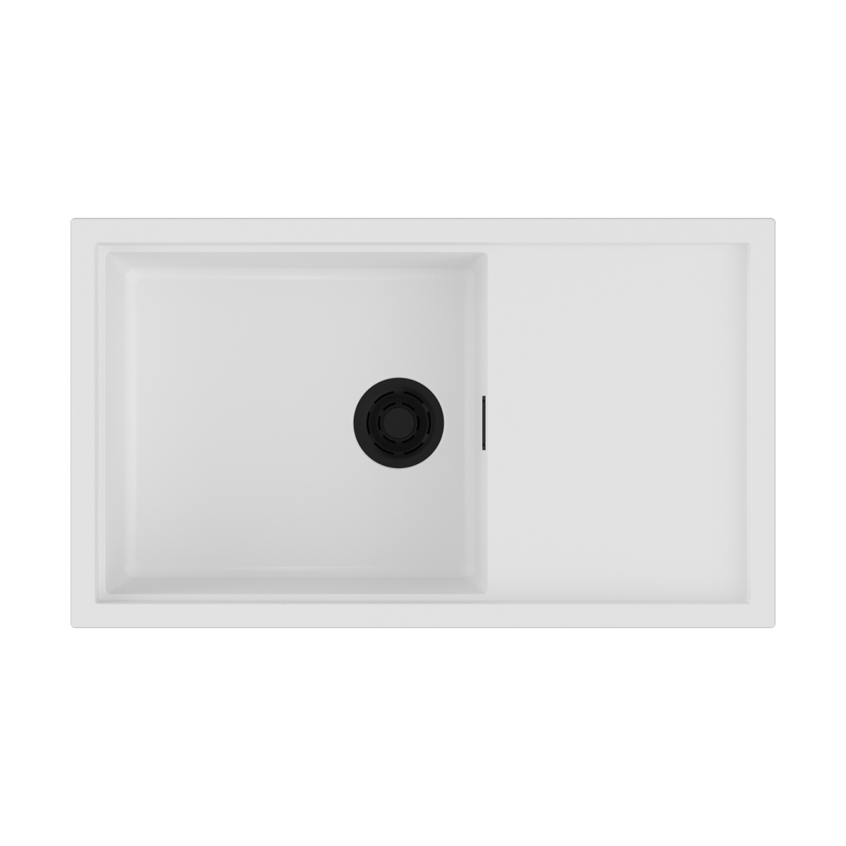 Кухонные мойки Кухонная мойка 860x500x217 Sintesi 86-WH Artceramic/белый 