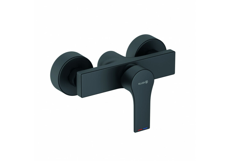 Смеситель для душа, черный матовый