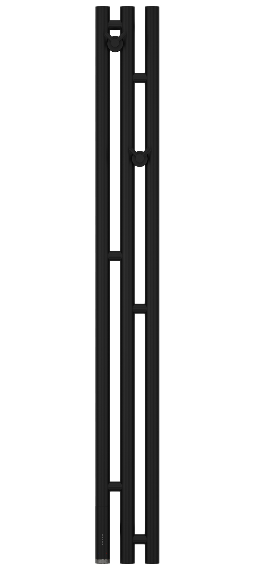 Полотенцесушители Полотенцесушитель электрический 1200х106 левый (Матовый чёрный) 