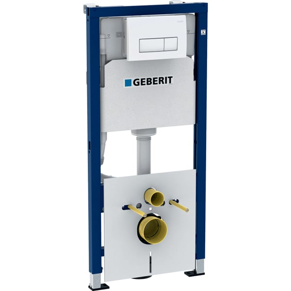 Системы инсталляции Комплект подвесного безободкового унитаза Acanto с системой инсталляции и кнопкой смыва хром 