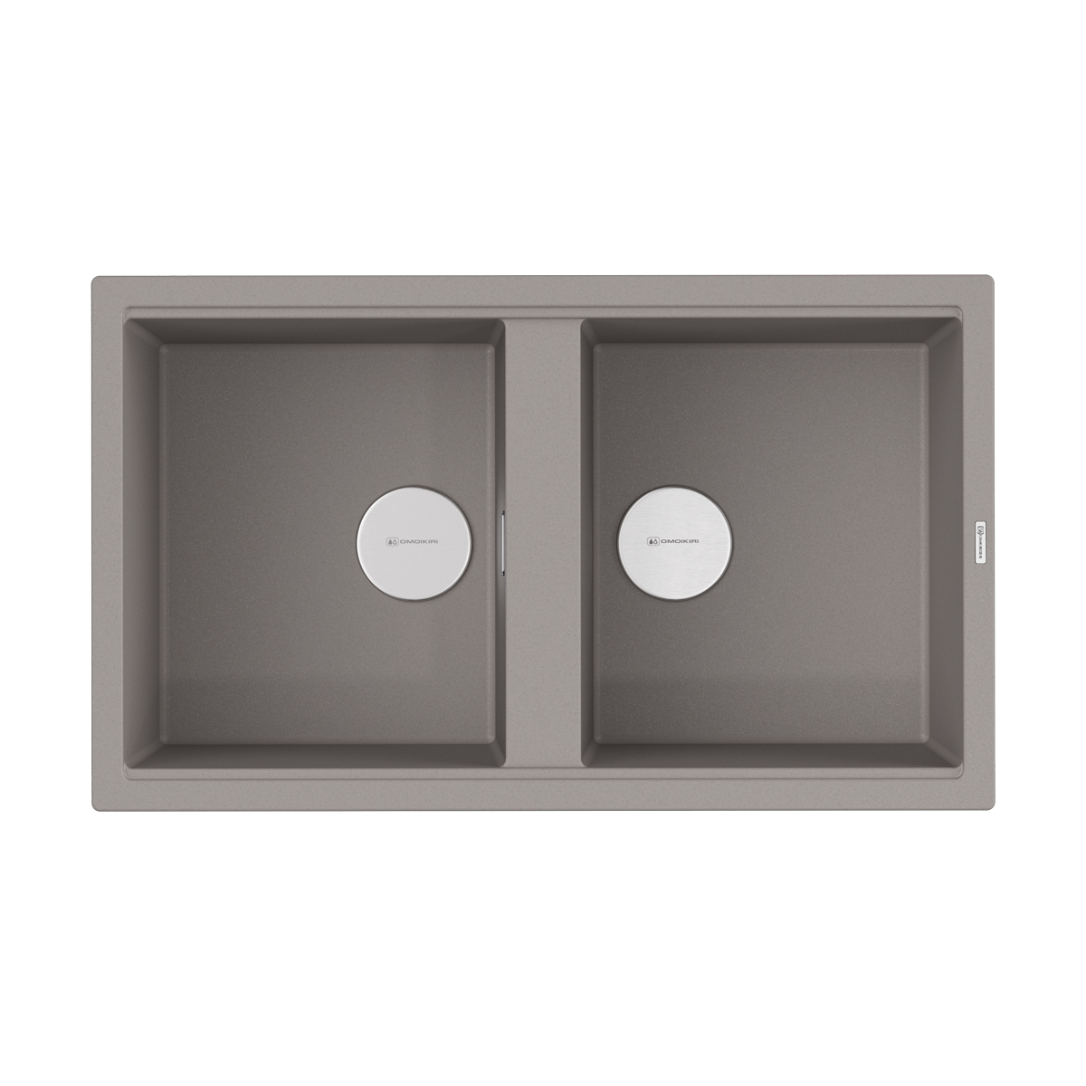 Кухонные мойки Кухонная мойка 860x510x200 Kitagawa 86-2-GR Artceramic/leningrad grey 