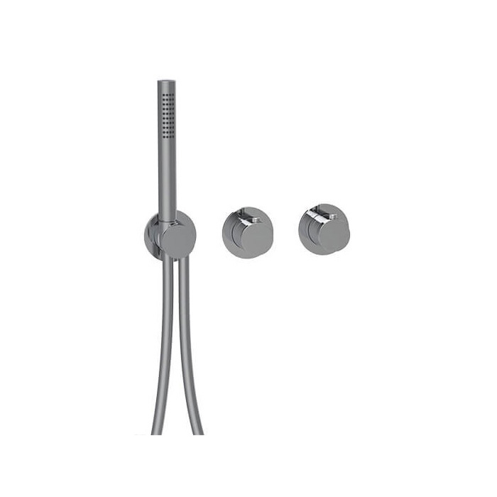 Смесители Внешняя часть термостатического смесителя с переключателем на 2-3 положения, цвет хром 