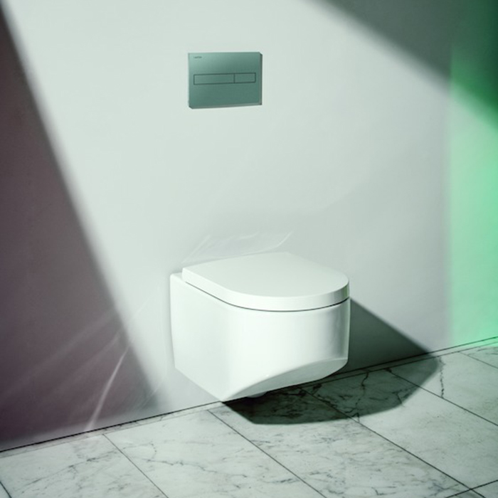 Унитаз подвесной 530х370х340 мм, безободковый, цвет: белый