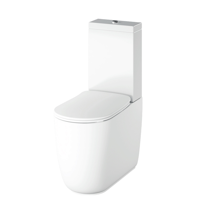 Унитаз моноблок , с креплением  WB5N, цвет белый глянцевый