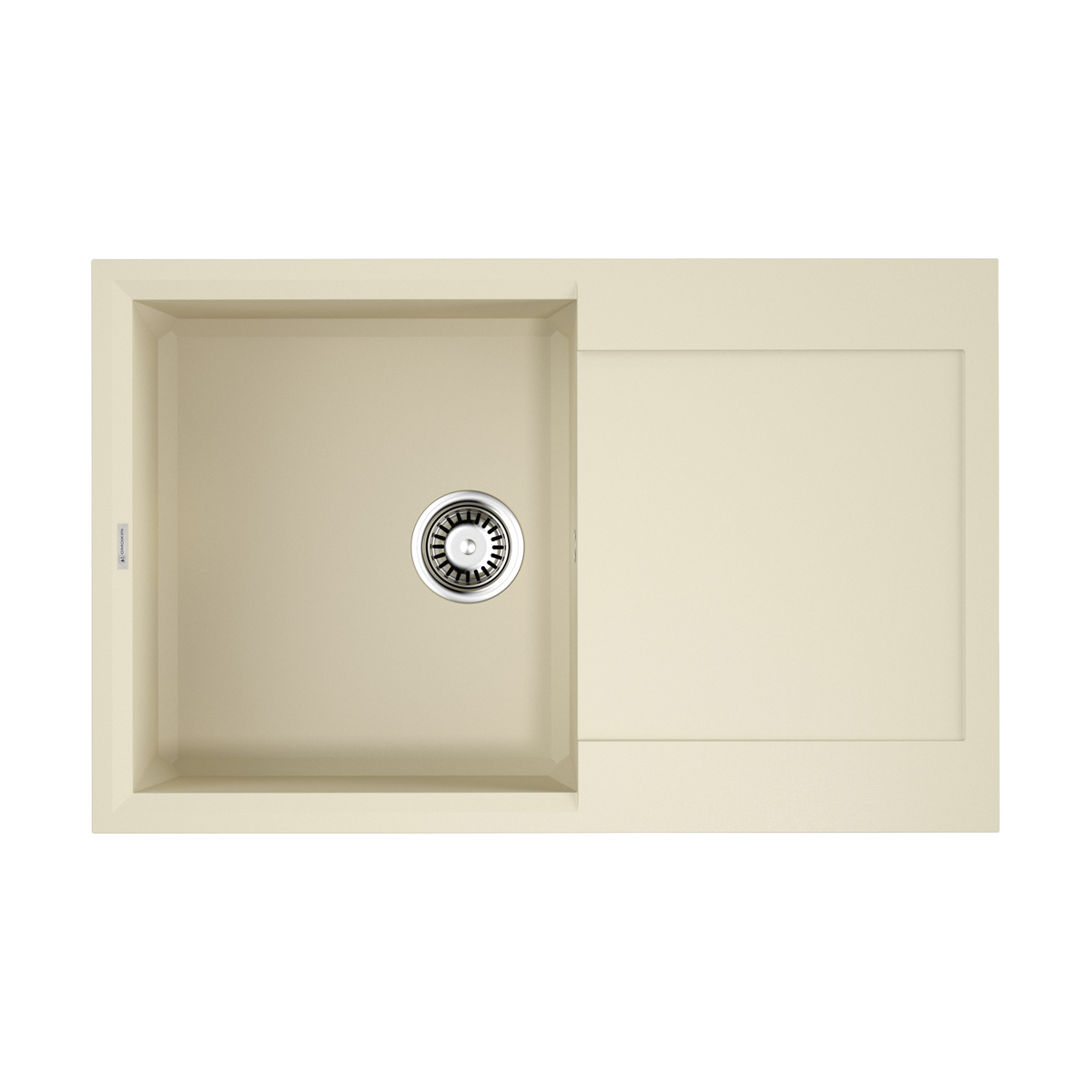 Кухонные мойки Кухонная мойка 790x500x200 Sakaime 79-BE Tetogranit/ваниль 