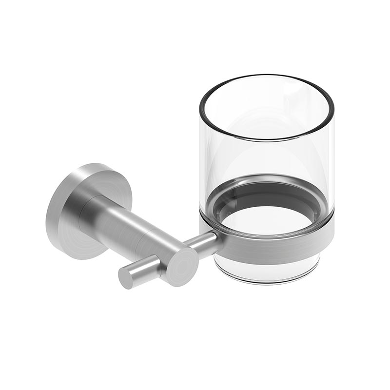 Стакан настенный, BRUSH NICKEL