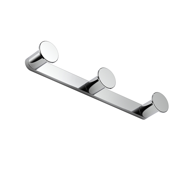 Тройной крючок, цвет хром