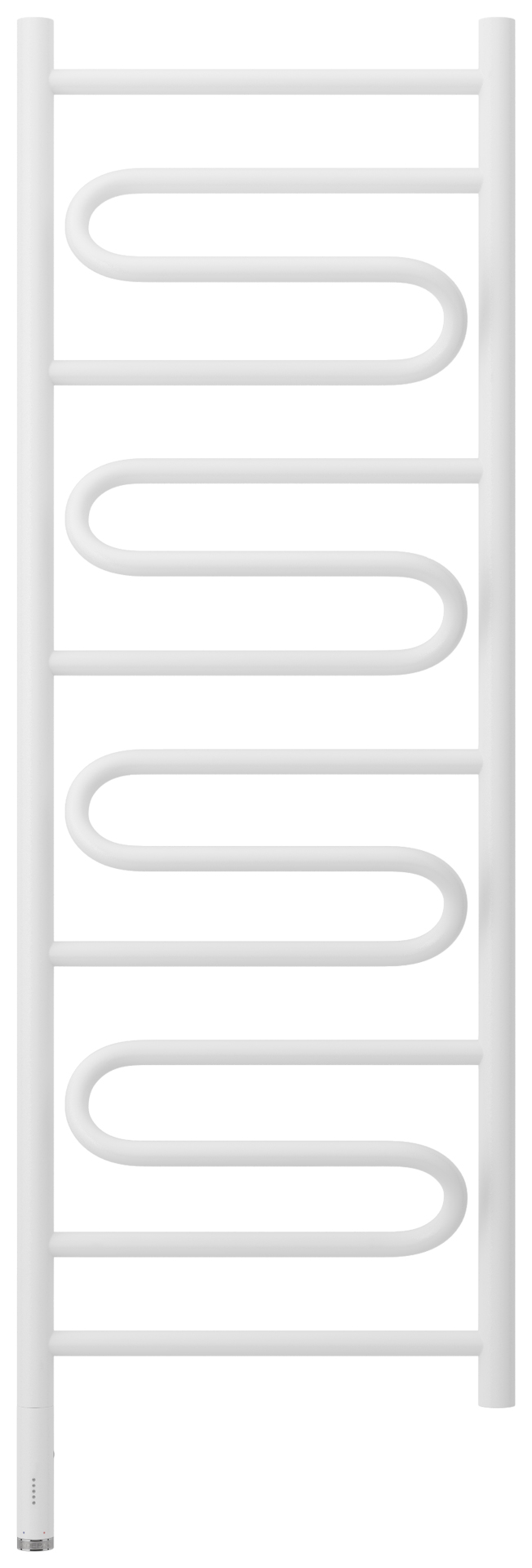 Полотенцесушители Полотенцесушитель электрический 1200х400 МЭМ левый (Матовый белый) 