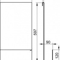 Аксессуары для ванной Полочка для душа (белый) 