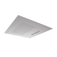 Душевая программа Душевая лейка потолочная встраив., 500х500 мм, 2 режима, цвет Mirror Stainless Steel 