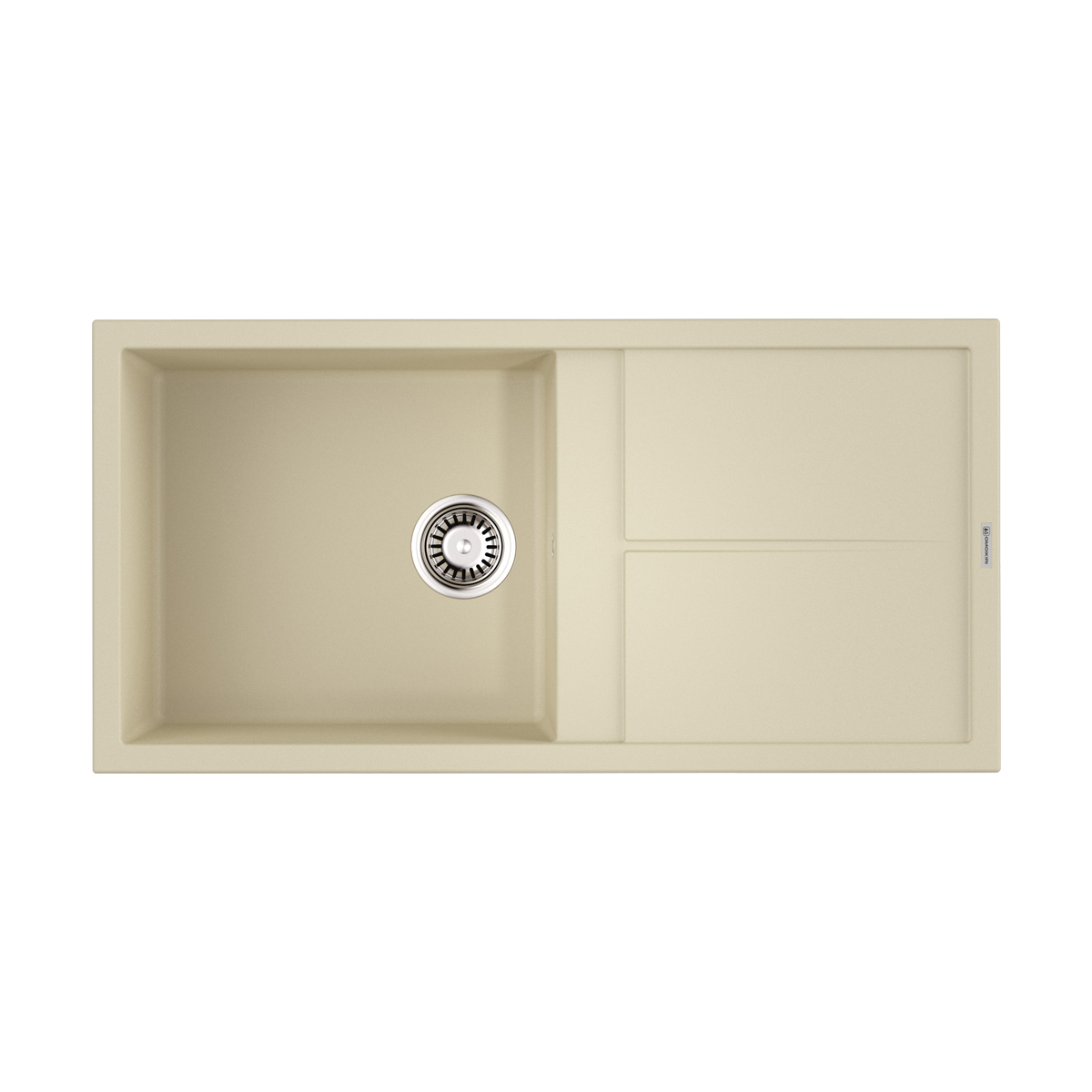 Кухонные мойки Кухонная мойка 1000x500x200 Sumi 100-BE Tetogranit/ваниль 