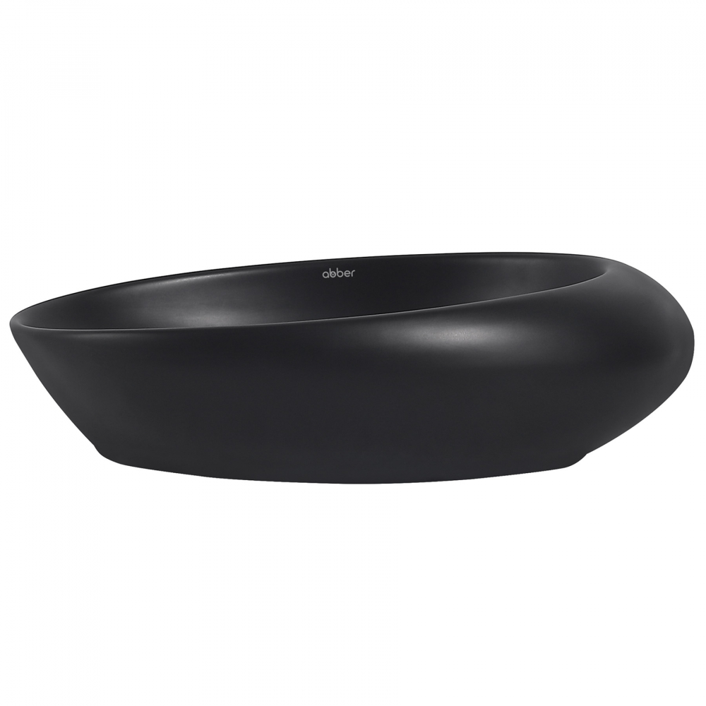 Раковины Раковина накладная 49х31 цвет черный матовый 