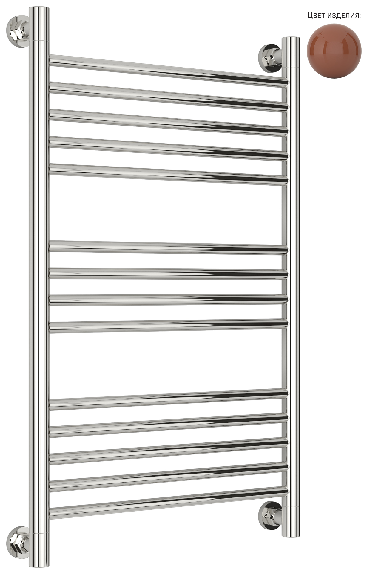Полотенцесушители Полотенцесушитель 800х500 (RAL 8004 Медно-коричневый) 