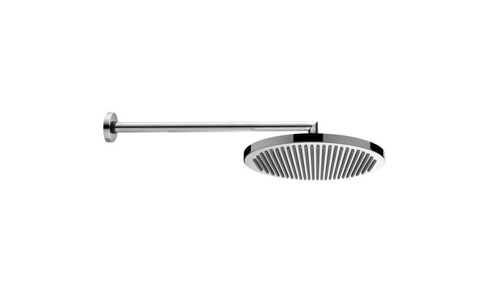 Душевая программа Верхний душ D280 мм, в комплекте с настенным кронштейном 400 мм, хром 