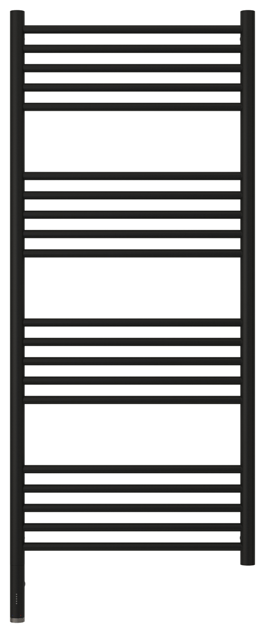 Полотенцесушители Полотенцесушитель электрический прямая 1200х500 / МЭМ левый (Матовый чёрный) 