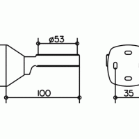 Аксессуары для ванной Держатель настенный (хром) 