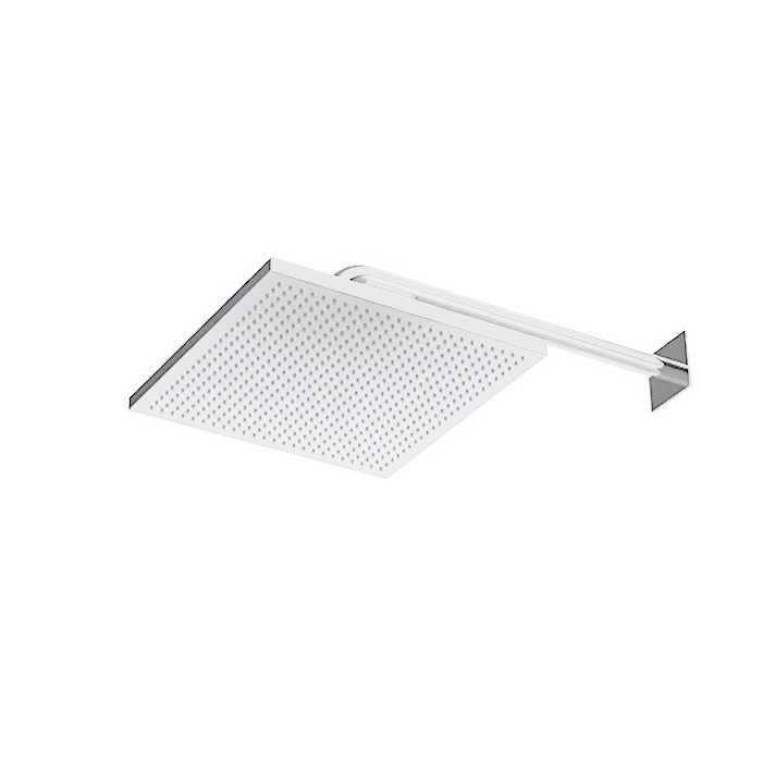 Верхний душ 300*300 мм, белый матовый