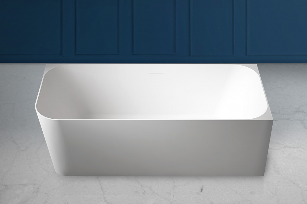 Ванны Ванна из искусственного камня белая матовая 170x75 