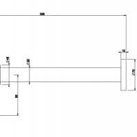 Комплектующие Сифон для раковины TECH, хром 