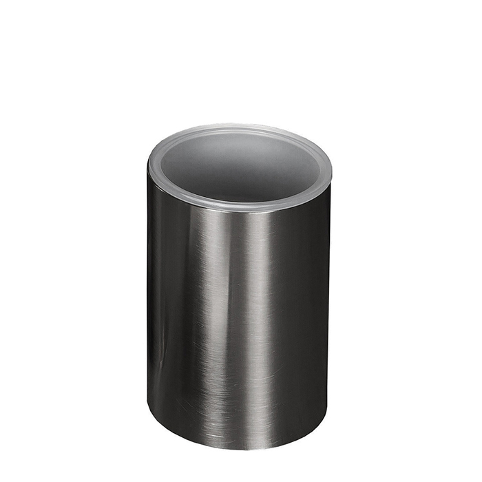 Стакан настольный, металлический, цвет PVD графит матовый