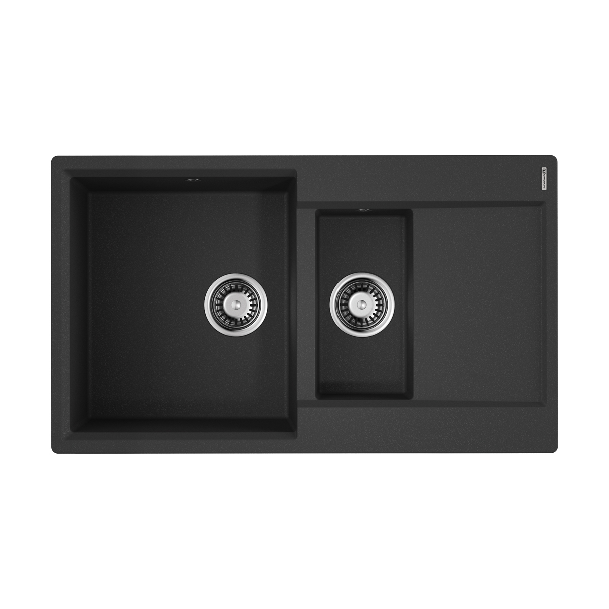 Кухонные мойки Кухонная мойка 860x510x195 Daisen 86-2-BL Artgranit/черный 