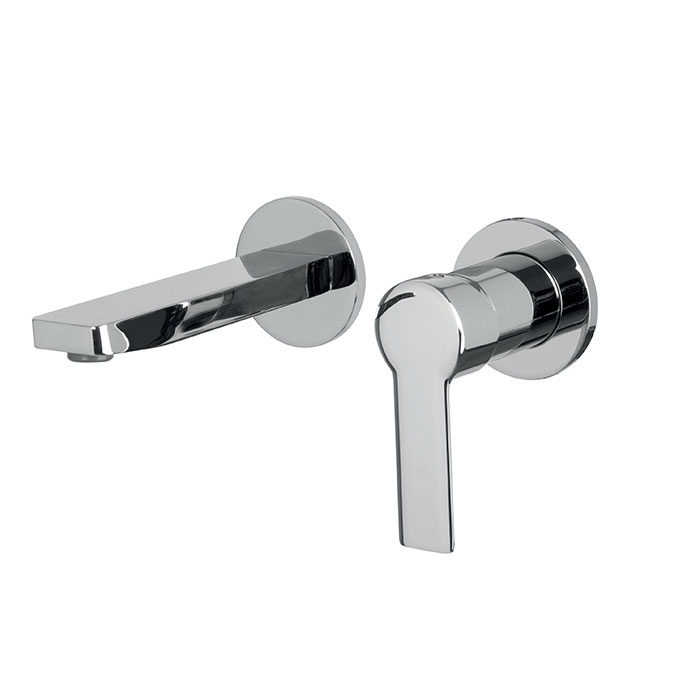 Смесители Смеситель для раковины, встраиваемый, излив 15,4 см, цвет хром 