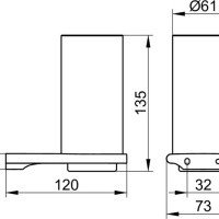 Аксессуары для ванной Стакан для зубных щёток подвесной (никель шлифованный) 