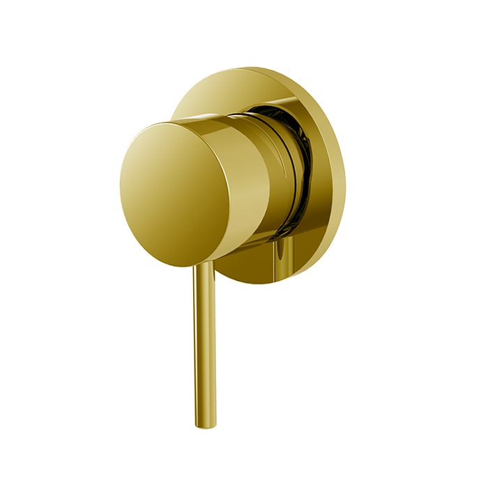 Смесители Смеситель для ванны, настенный, цвет золото 