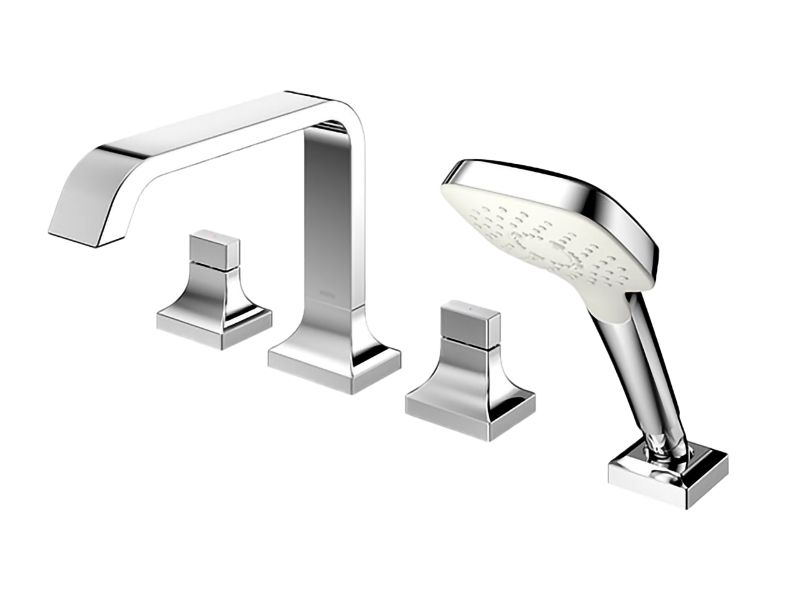 Смесители Смеситель для ванны в борт на 4 отверстия 