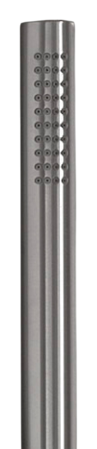 Душ ручной Free Ideas, лейка Ø 23 мм с шланговым подсоединением, шланг в цвете Quartz Grey, сталь, цвет сатинированная бронза