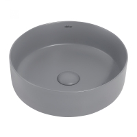 Раковины Раковина накладная 36х36 цвет серый 