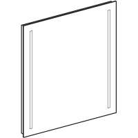 Мебель для ванной Option 500.586.00.1 Зеркало с подсветкой 600*650 мм 