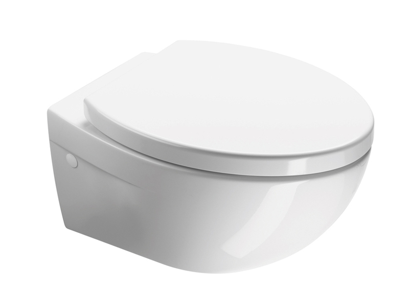 Унитазы Унитаз подвесной, без крепежа в комплекте. Размер - 55х38.5 см. Цвет - белый глянцевый 