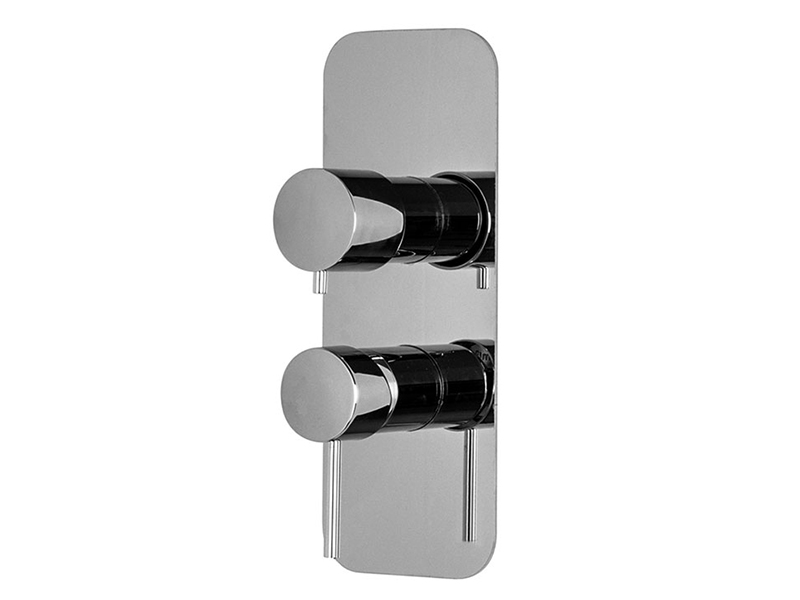 SPILLO UP Встроенный смеситель с переключателем на 2/3 источника, переключатель на 2/3 источника, только внешняя часть хром