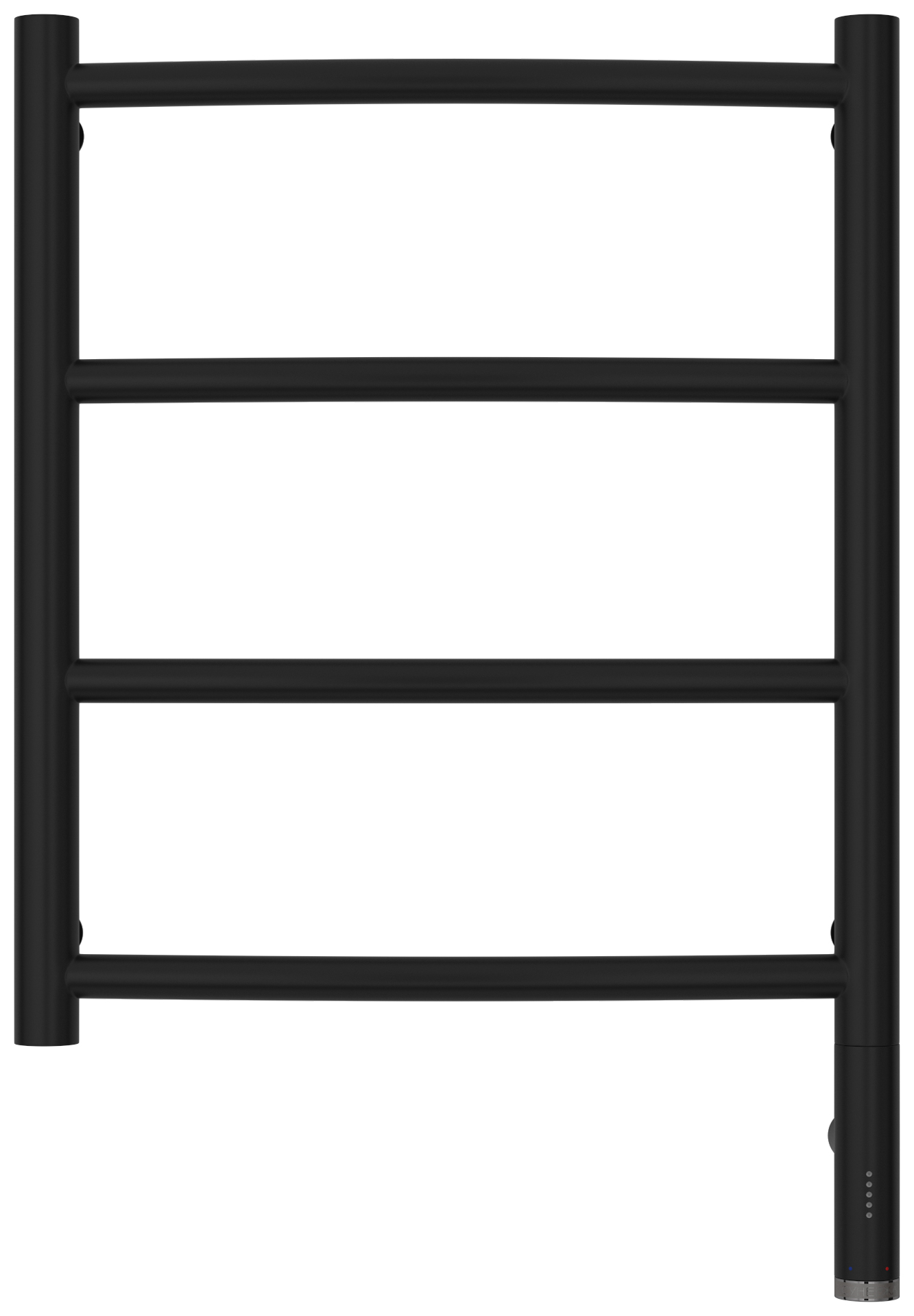 Полотенцесушители Полотенцесушитель электрический 500х400 МЭМ правый (Матовый чёрный) 