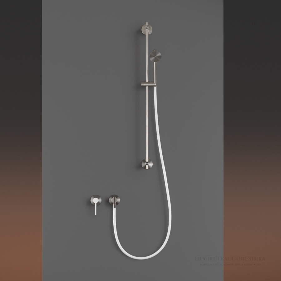 Смесители Смеситель Gastone, настенный, встраиваемый, однорычажный, внешняя часть, цвет сатинированная медь 