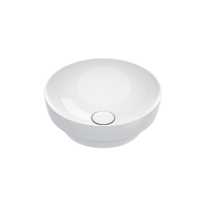 Раковины Раковина 40 h14 встраиваемая, без отверстий под смеситель, покрытие Cataglaze+, цвет белый глянцевый 