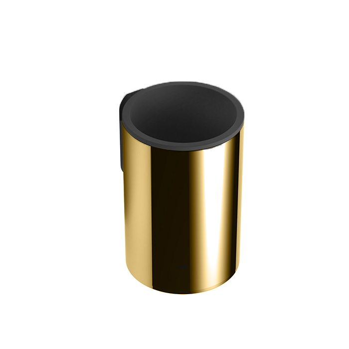 Стакан подвесной, цвет PVD золото матовое