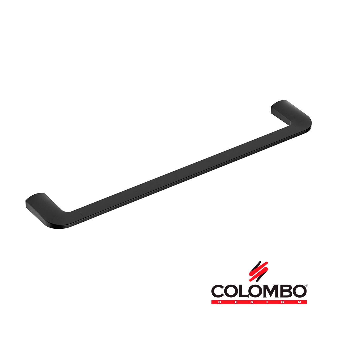 Полотенцедержатель 49,6 см, цвет чёрный матовый