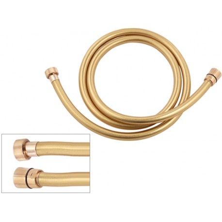 Комплектующие Шланг для душа 150 см, золото 