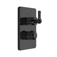 Смесители Термостат для душа черный матовый 